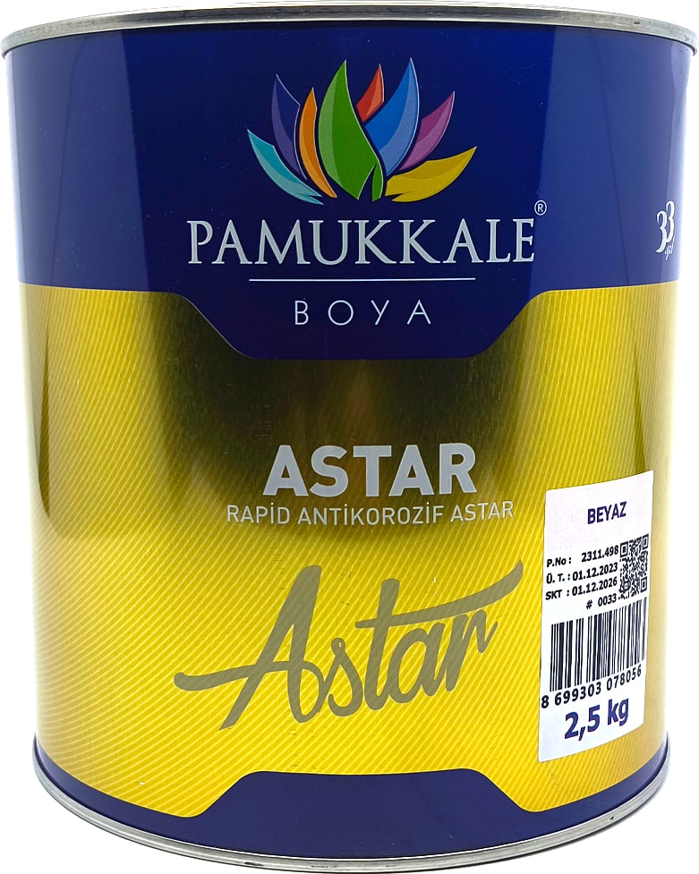 Rapid Hızlı Kuruyan Metal Yüzey Astarı 2,5 kg Beyaz