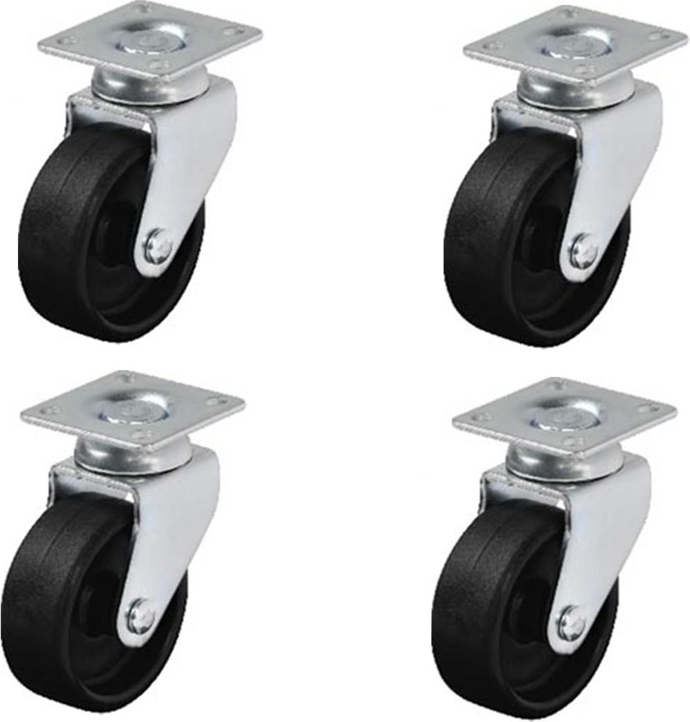 4 Adet Hts Döner Tablalı Mobilya Tekeri Tekerlek Çap : 49 mm Kod : 311