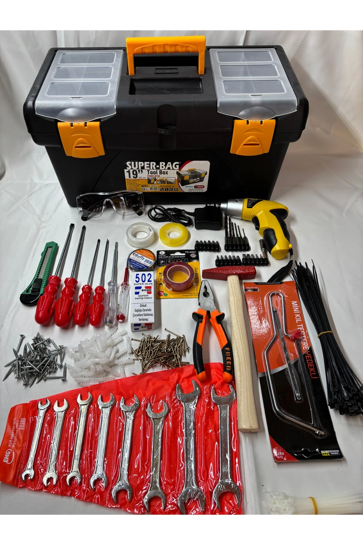 454 PARÇA DOLU TAKIM ÇANTASI AVADANLIK TAMİR SETİ