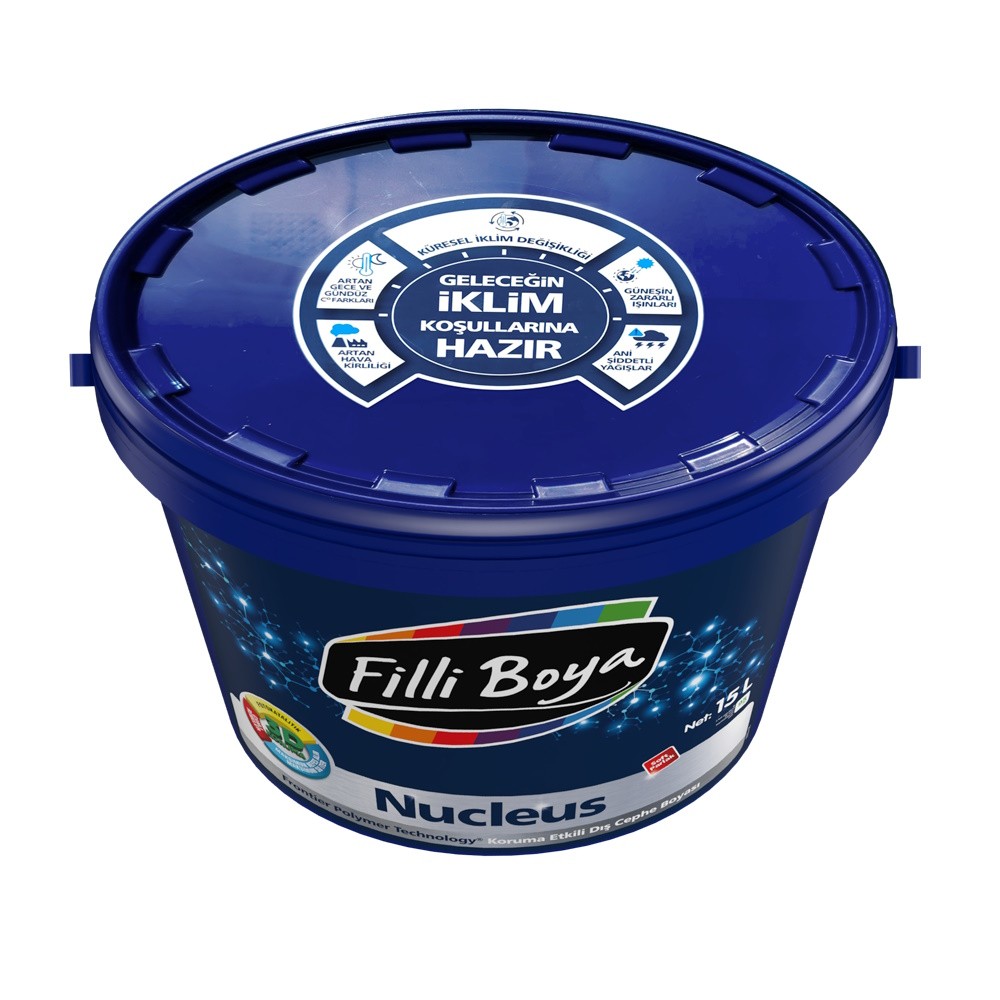 FİLLİ NUCLEUS KORUMA ETKİLİ SİLİKONLU DIŞ CEPHE BOYASI 15 LT