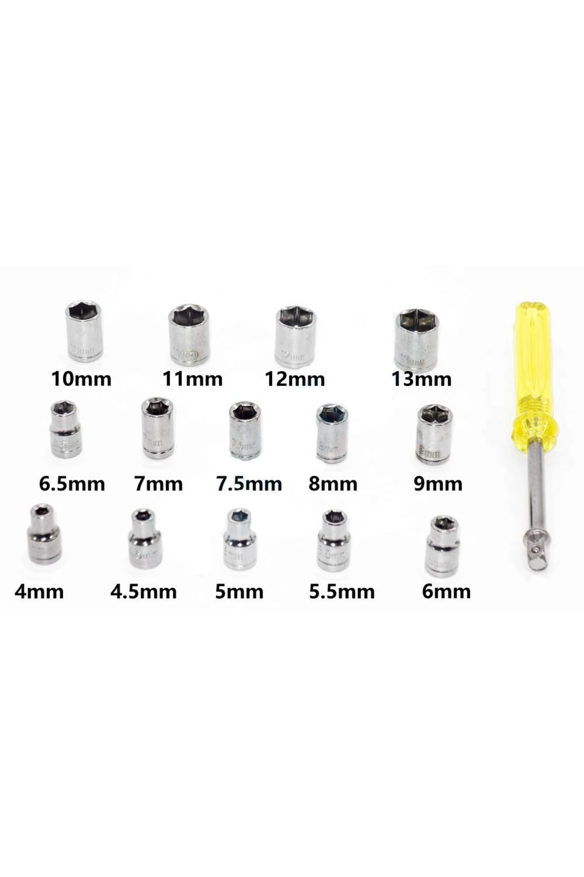 40 PARÇA LOKMA TAKIMI PLASTİK KUTULU COMBINATION SOCKET WRENCH SET (5267)