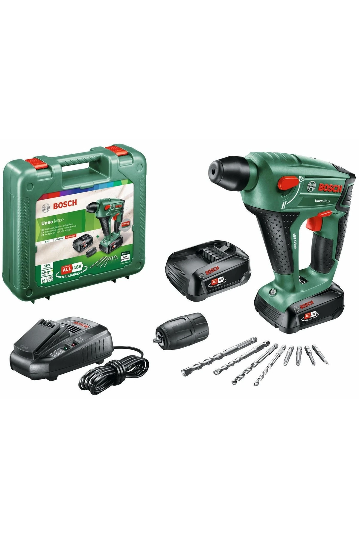 Uneo Maxx 18 V (2,5 Ah Çift Akü) (2017) Akülü Kırıcı / Delici - 0603952327