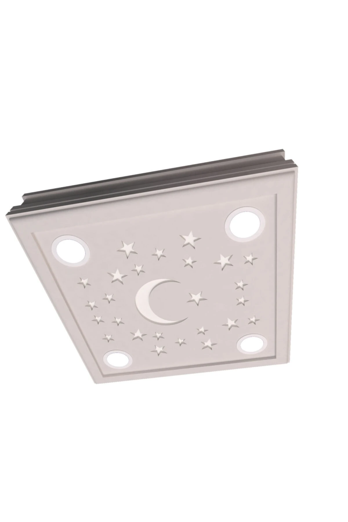 Spot Led Uyumlu Tavan Göbek Ay Yıldız 60x60x13 Cm