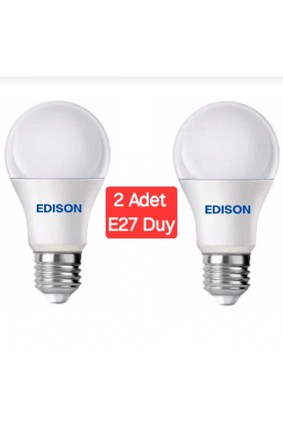 Led Ampul Beyaz Renk 9 Watt Tasarruflu 2Li Paket Ampül