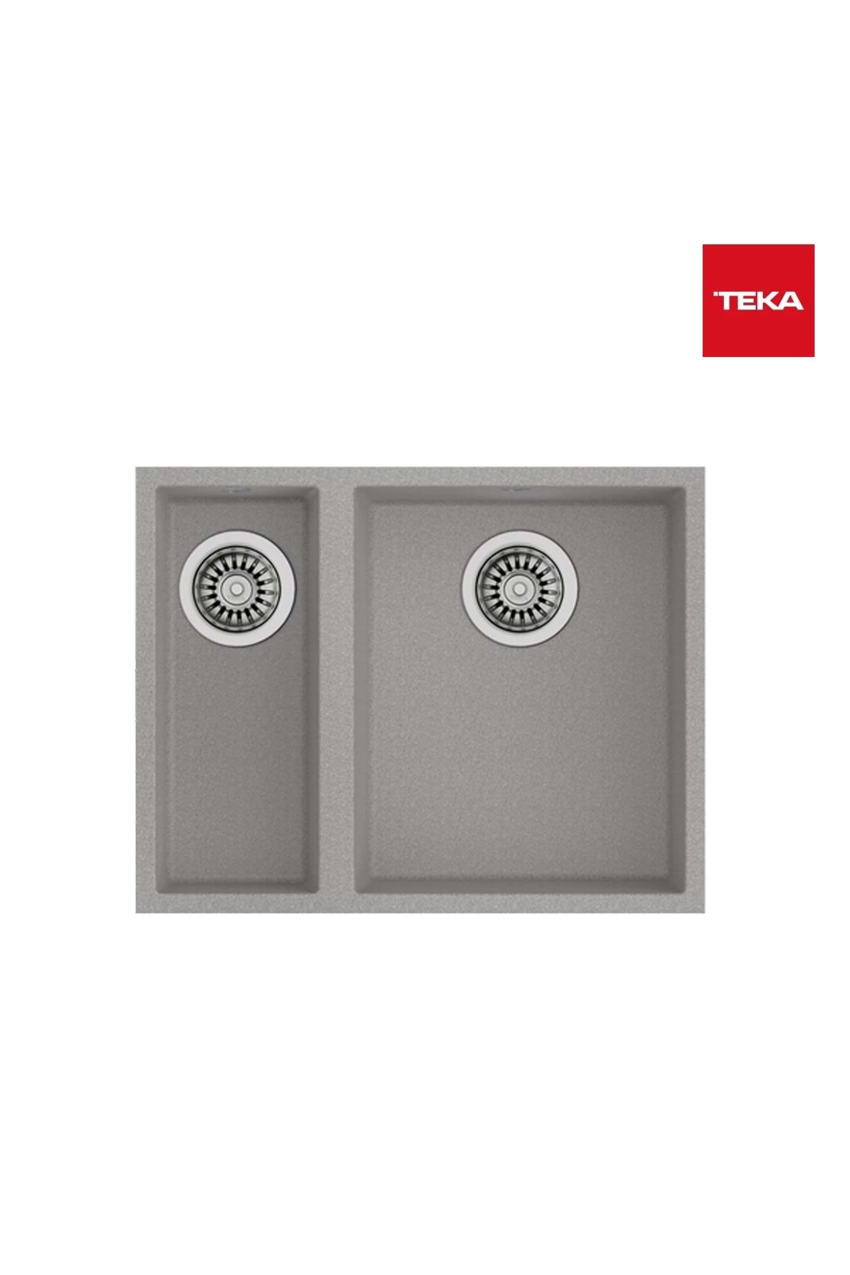 Square 560 Tg Stone Grey Granit Eviye