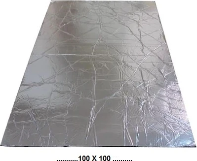 Alüminyum Folyolu Kendinden Yapışkanlı Oto Ses ve Isı Yalıtım Malzemesi 100X100