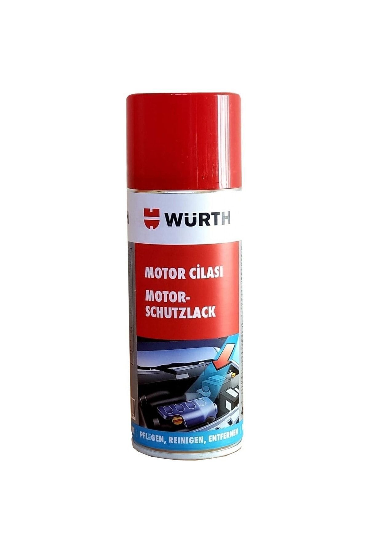 Motor Koruma Cilası 400 Ml123 Kırmızı6