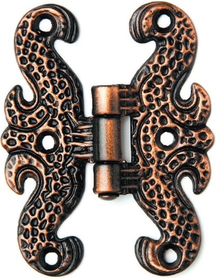 Kelebek Menteşe Büyük Antik Sarı 70 mm ( 2 Adet )
