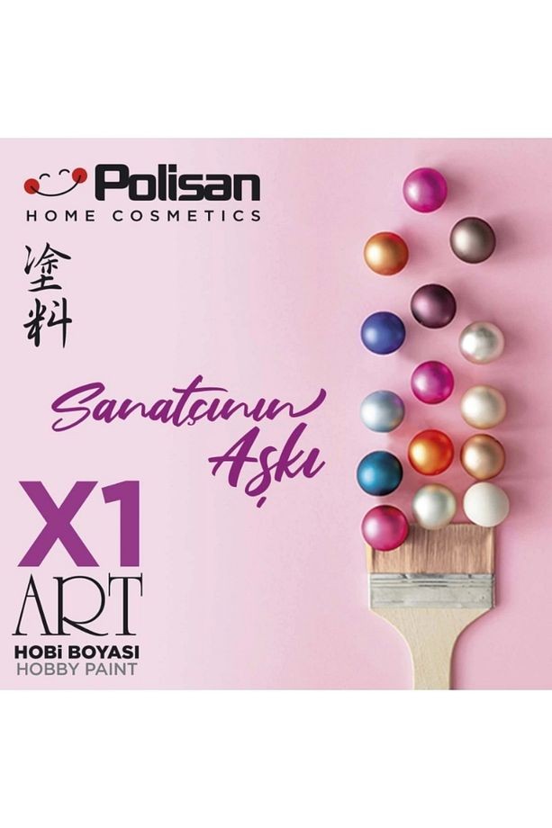 X1 Art Vernikli Sarı Hobi Boyası 120 Ml