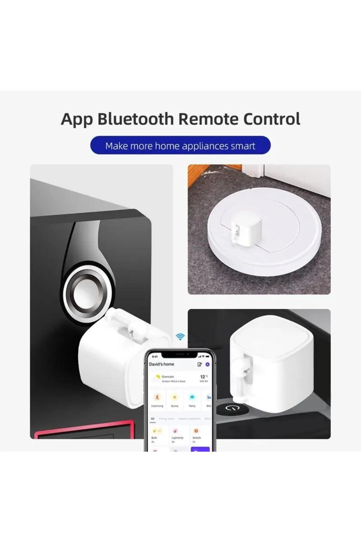 akıllı ev anahtar akıllı parmak Robot anahtarı Bluetooth mekanik kollar Bot düğmesi itici akıllı yaş