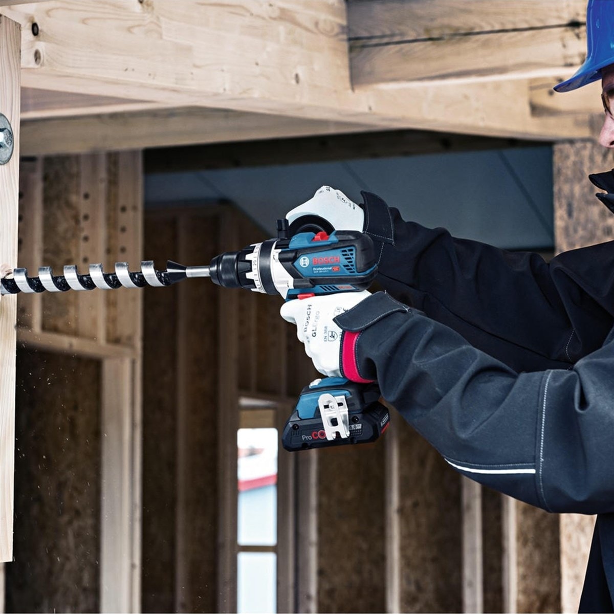 BOSCH Professional Gsb 18V-110 C 2x5.0 Ah Akülü Delme Vidalama Makinesi - 06019G030D