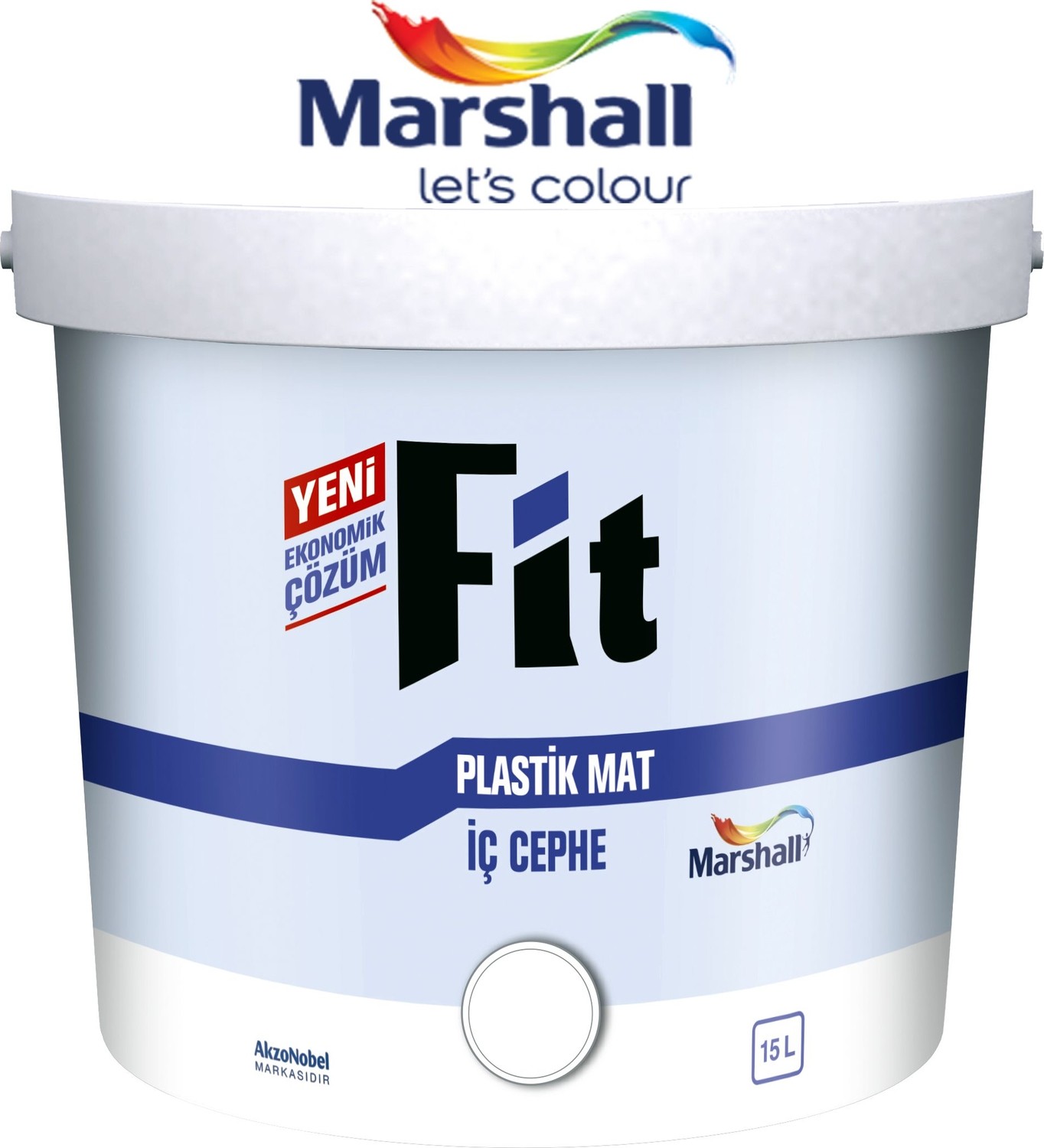 Fit Plastik Su Bazlı İç Cephe Duvar Boyası 15Lt=20Kg+ Tavan Boyası 6Lt=10Kg
