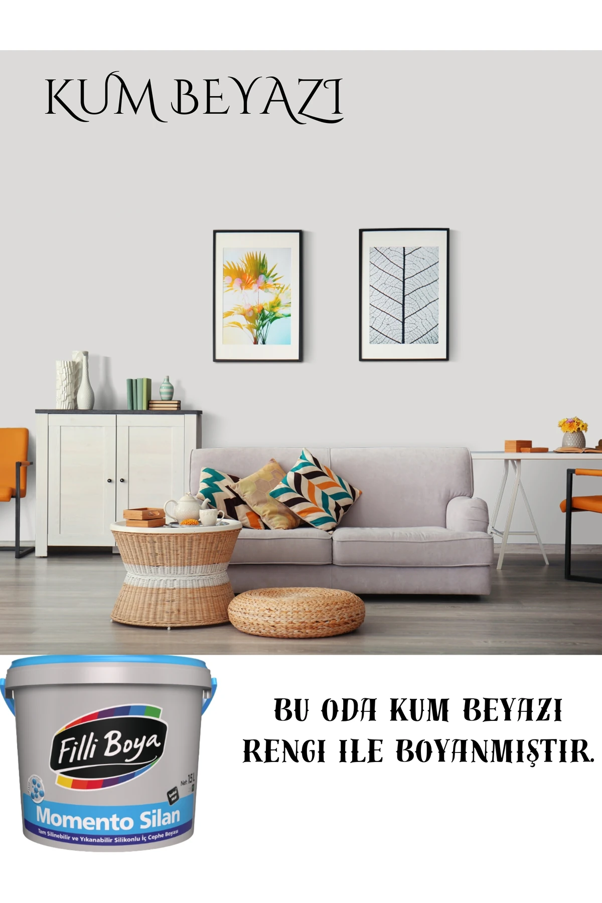 Filli Momento Silan Silinebilir-kolay Temizlenebilen Yıkanabilir Silikonlu Içcepheboyası 2.5lt