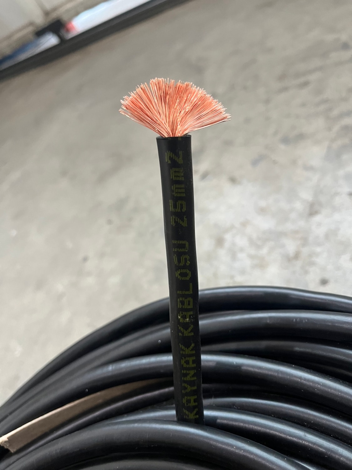 10 Metre 25 mm Kaynak Kablosu
