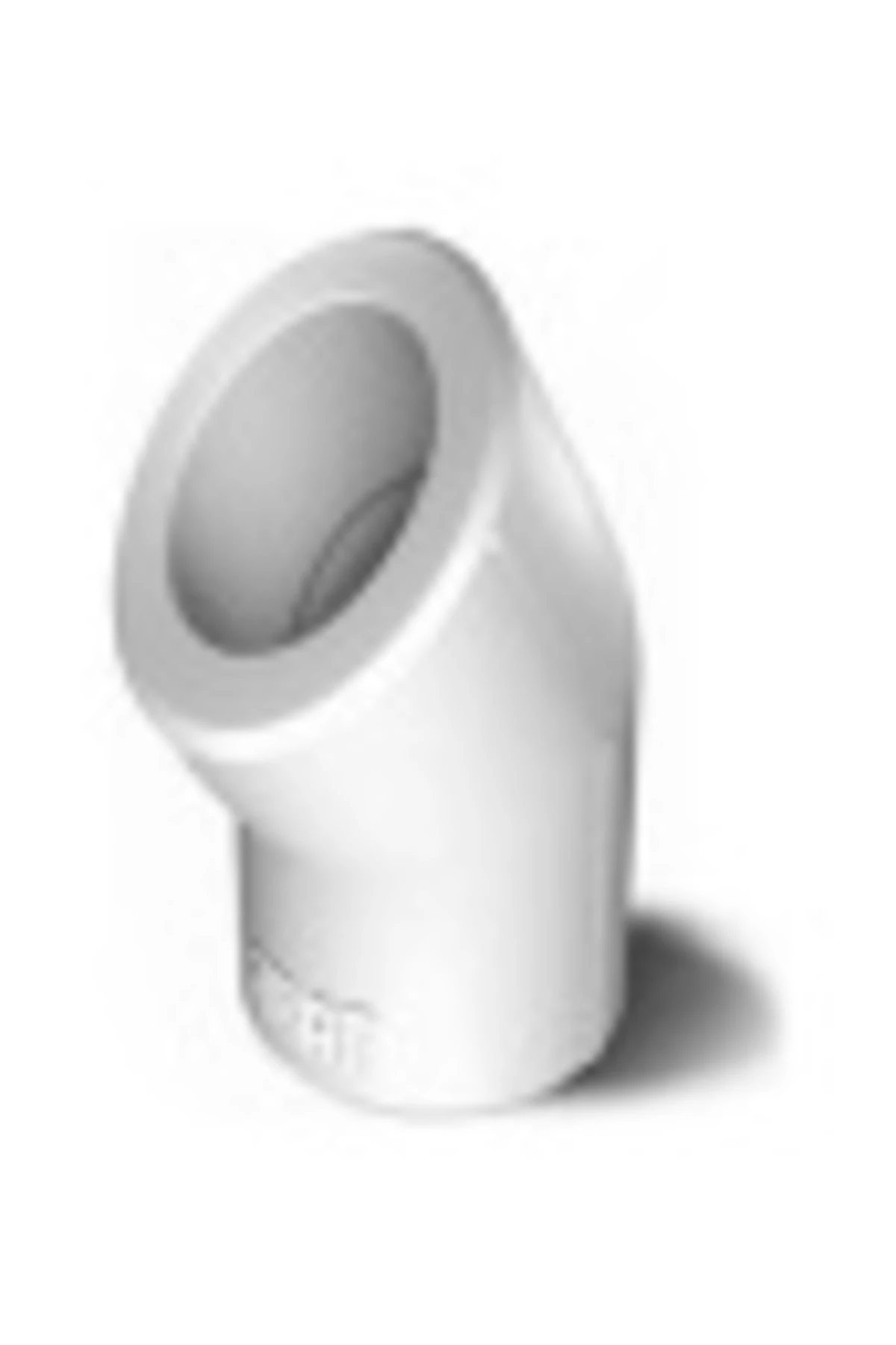 25 Mm 45 Lik Açık Dirsek Pprc 2 Adet