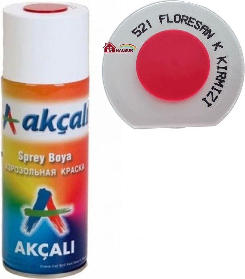 Sprey Boya 400 Ml 521 Florasan Koyu Kırmızı