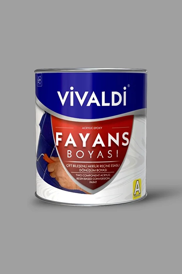 Fayans Boyası - Astar Ve Vernik Gerektirmeyen Boya - Yeni Kayrak Gri
