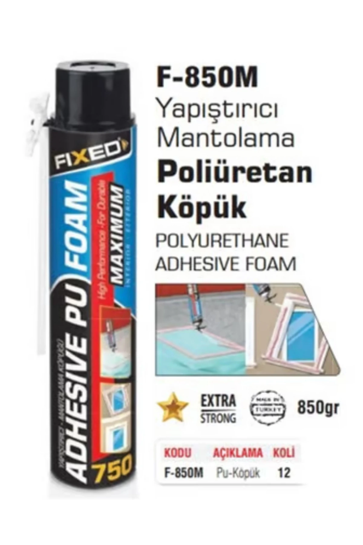 FIXED MANTOLAMA KÖPÜĞÜ 850GR
