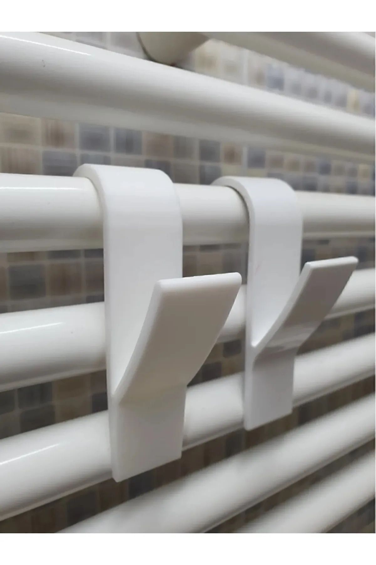 Plastik Havlupan Duşakabin Askısı Havlu Askılık 4 Adet