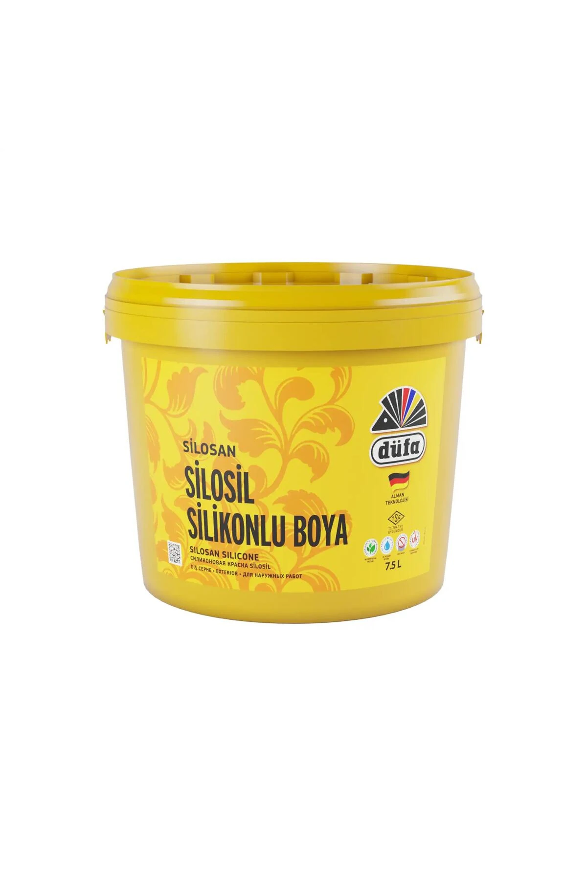 Silosil Silikonlu Dış Cephe Duvar Boyası 3753 Soft Yeşil 7.5 L