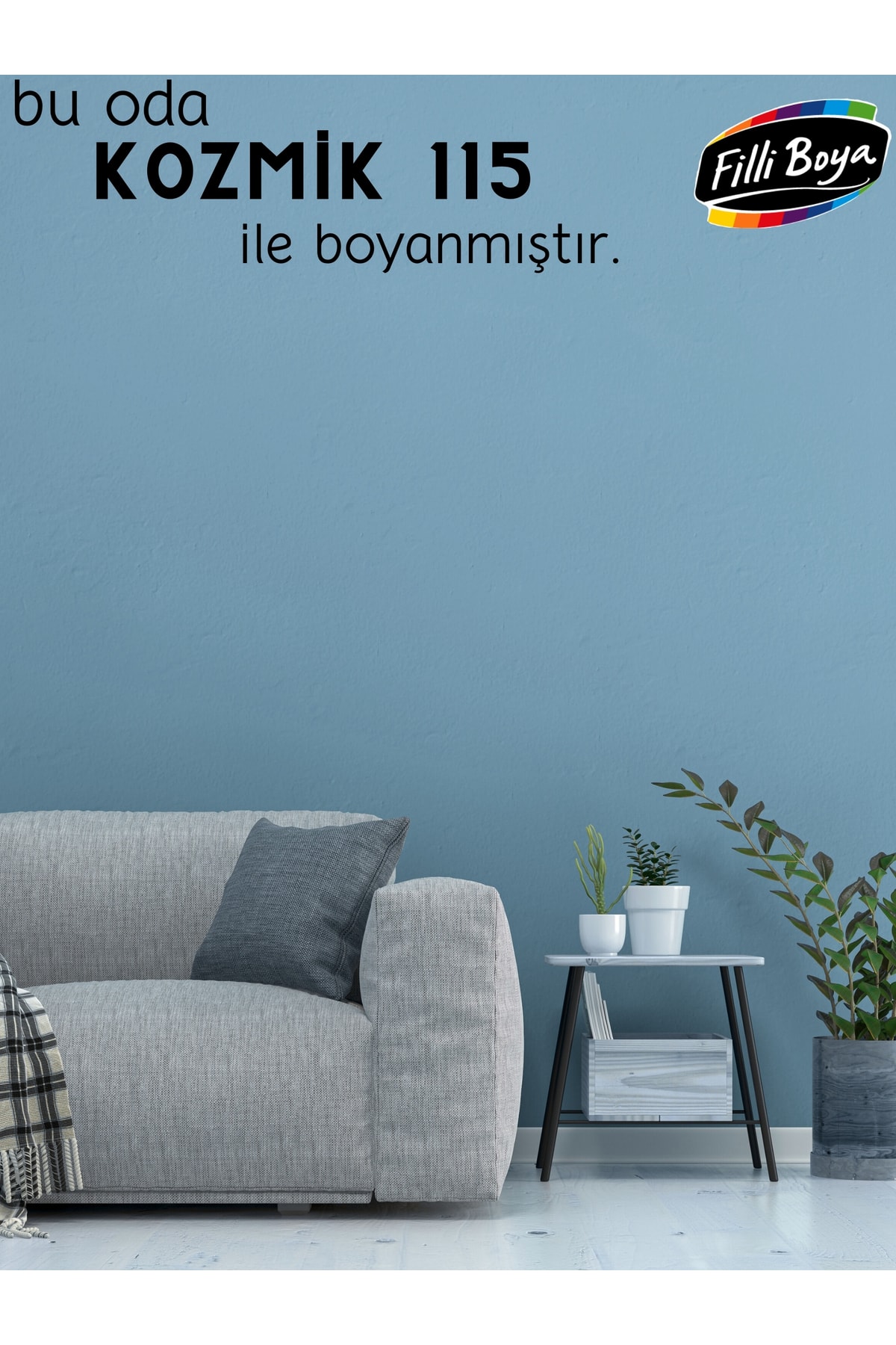 Momento Silan Tam Silinebilir-Yıkanabilir,Silikonlu,Parlak-Yüksek Kapatıcı Boya Kozmik115