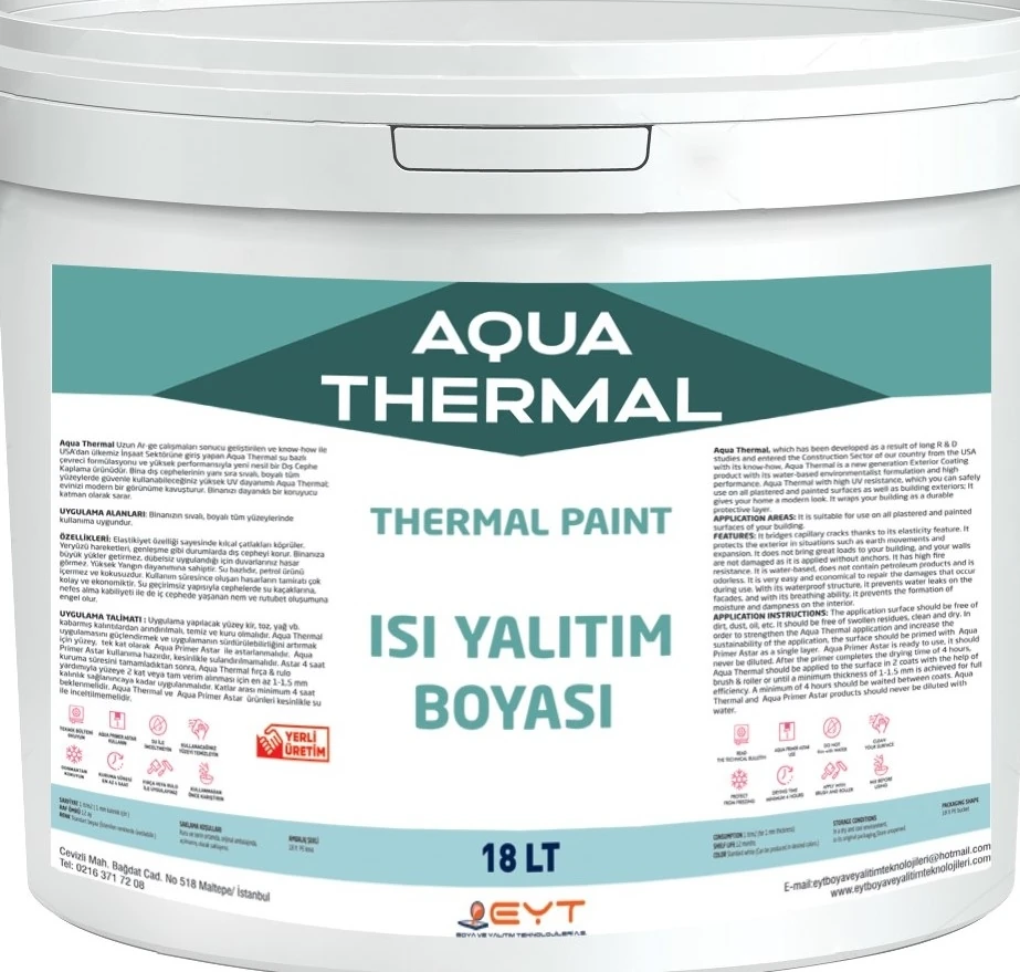 Aqua Thermal Isı Yalıtım Boyası