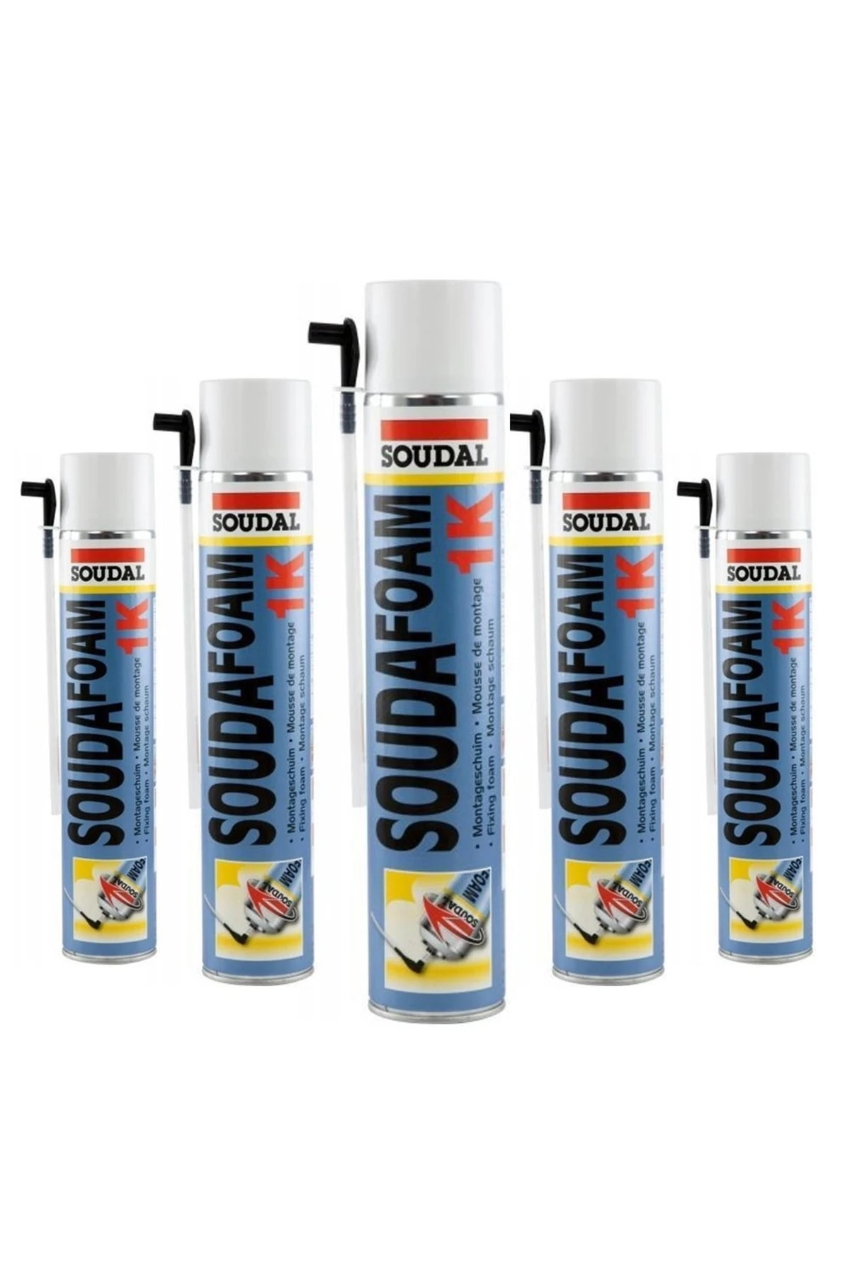 Soudafoam 1k Poliuretan Köpük 600 Gr - 10 Adet