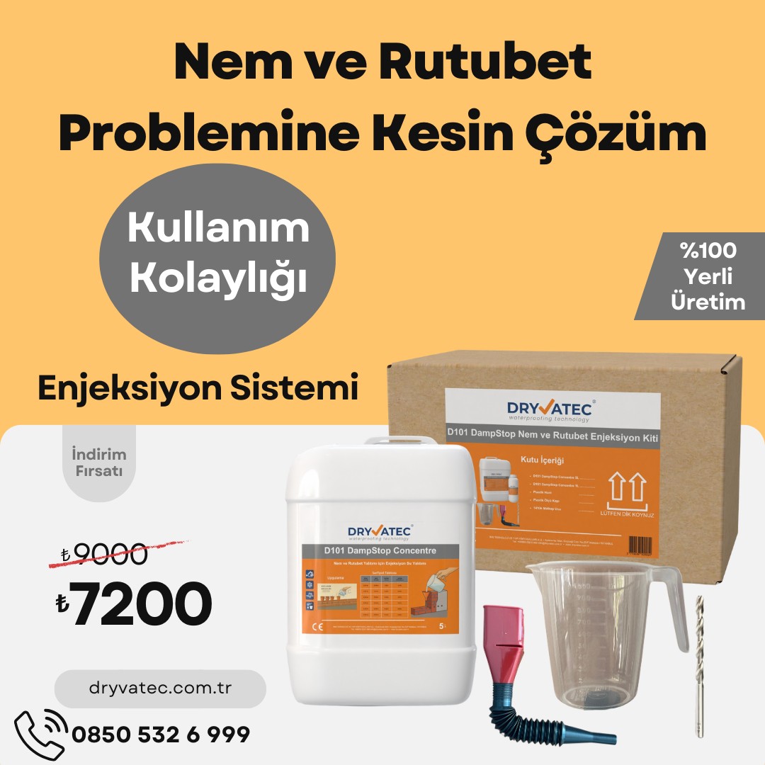 Dampstop Nem ve Rutubet Enjeksiyon Kiti – Kendi Başına Nem Yalıtımı Yapmak Isteyenler Için