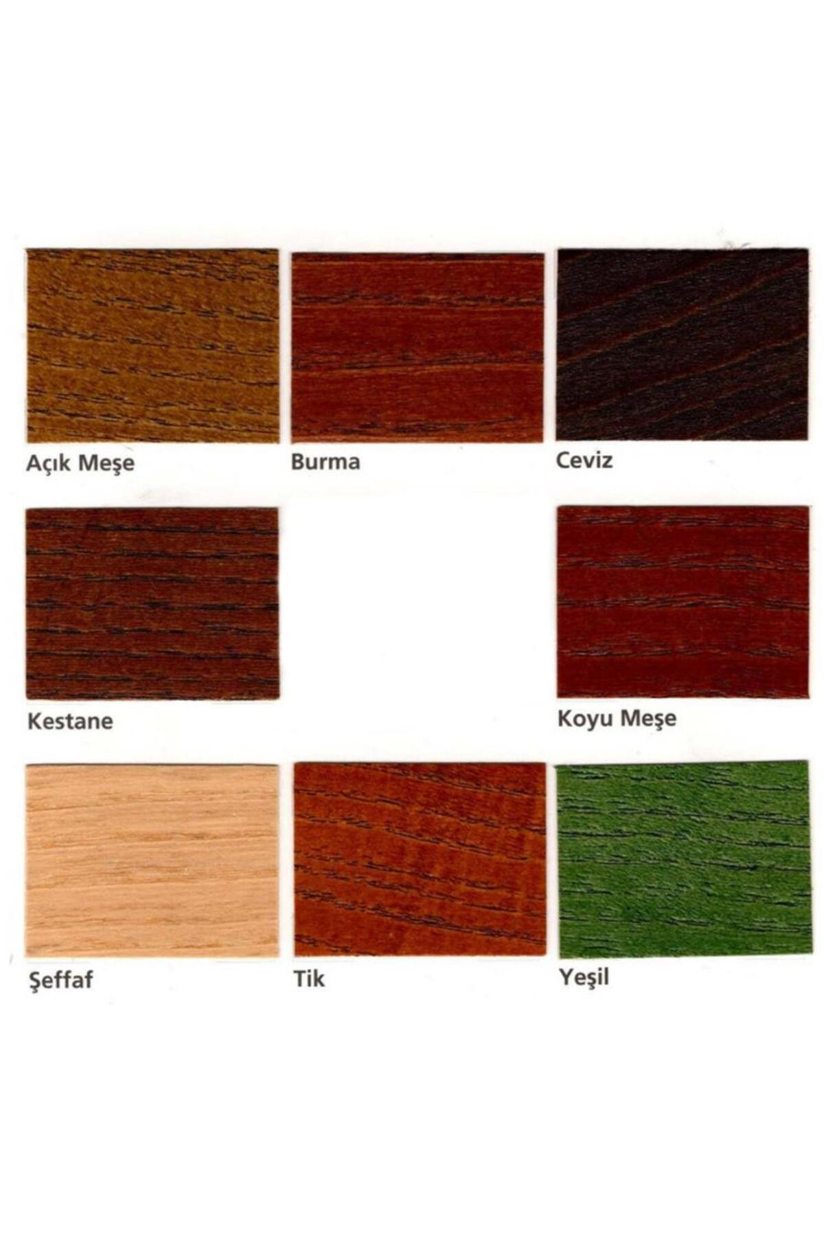 Primetex Solvent Bazlı Yarı Şeffaf Vernikli Ahşap Koruyucu 0,750 LT TİK