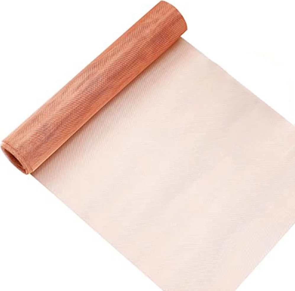 12 Inç x 120 Inç Bakır Tel Örgü Ekran 40 Örgü Saf Bakır Ekran Dokuma Tel Örgü Ekran Metal Ekran Örgü Ince Örgü (Yurt Dışından)