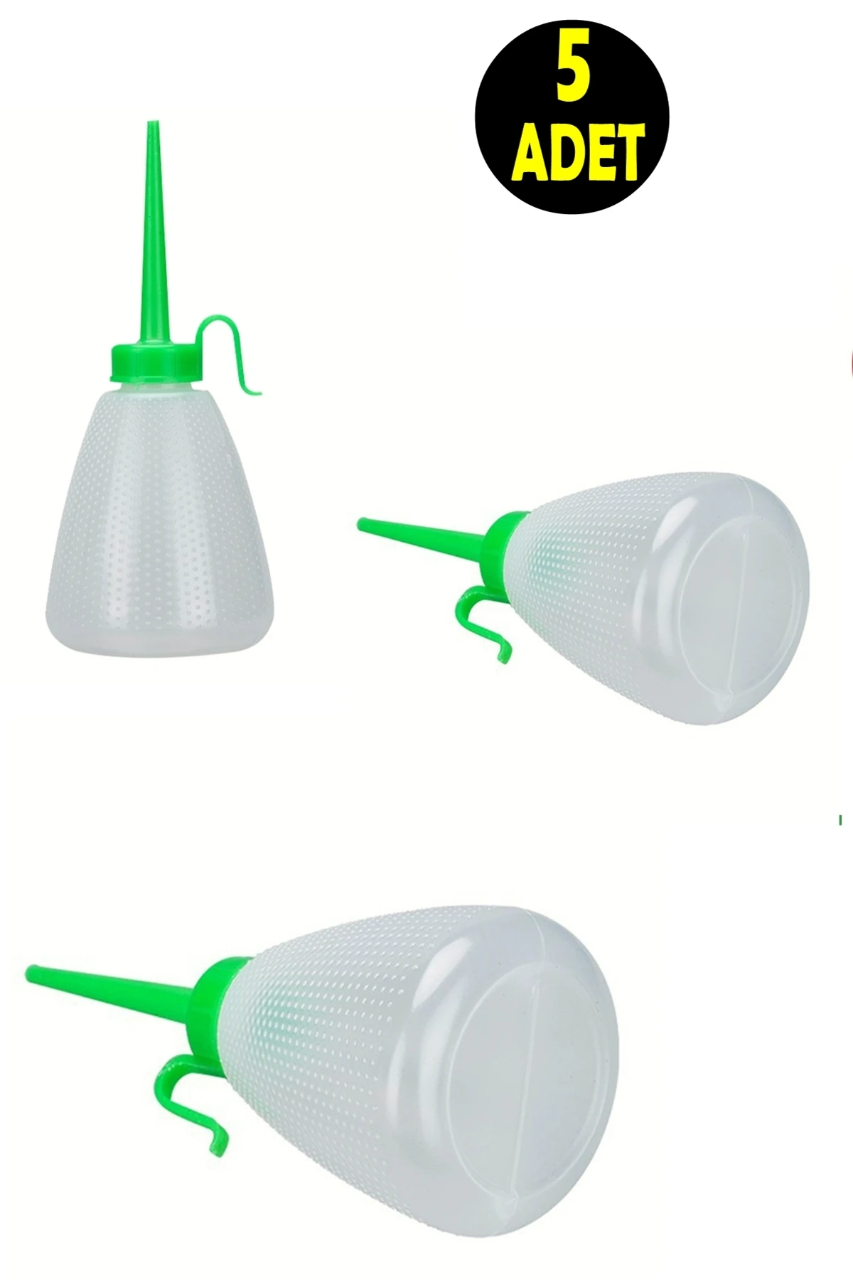 5 ADET Motor Siliikon Makina Makine Yağı Yağlama Plastik Şişesi 150 Ml Huni Ağızlı Damlalık Şişe