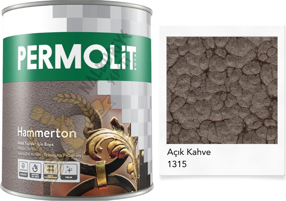 Hammerton Dekoratif Metal Boyası Açık Kahve 0.75 Lt.