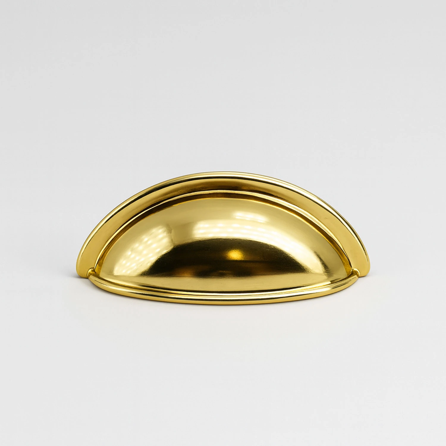 Çanak Kulp 64 mm Gold Altın Renk Metal Mobilya Çekmece Dolap Kapak Kulpu Modern Mutfak Kulpları