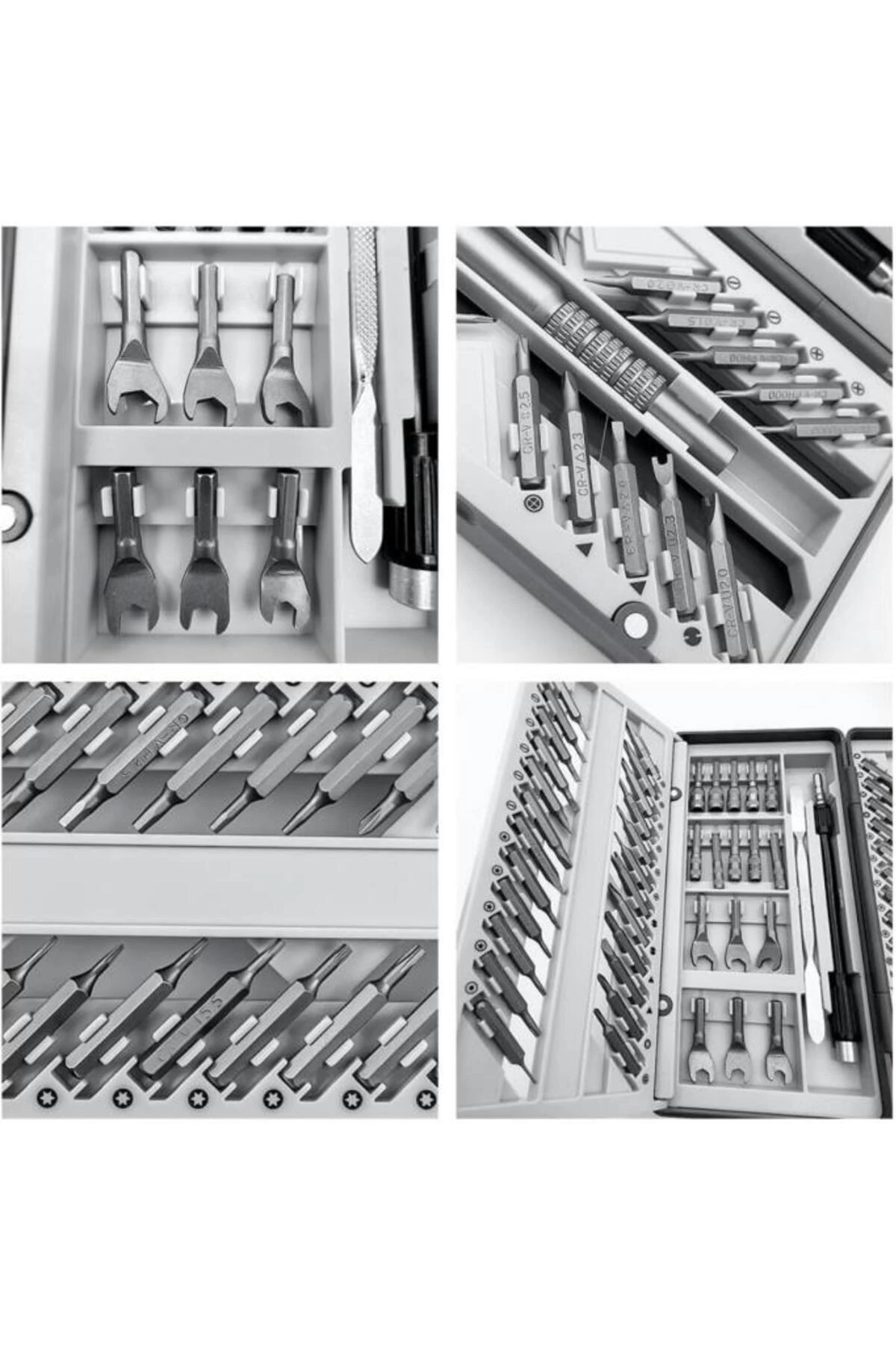 91 Parça Bilgisayar Gözlük Saat Telefon Elektronik Tamir Tornavida Seti Özel Katlanır Kutulu