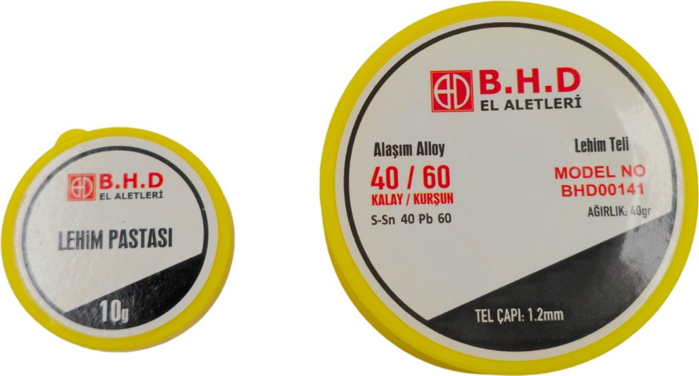 B.h.d BHD00141 10GR+40GR Lehim Pastası ve Lehim Teli Set