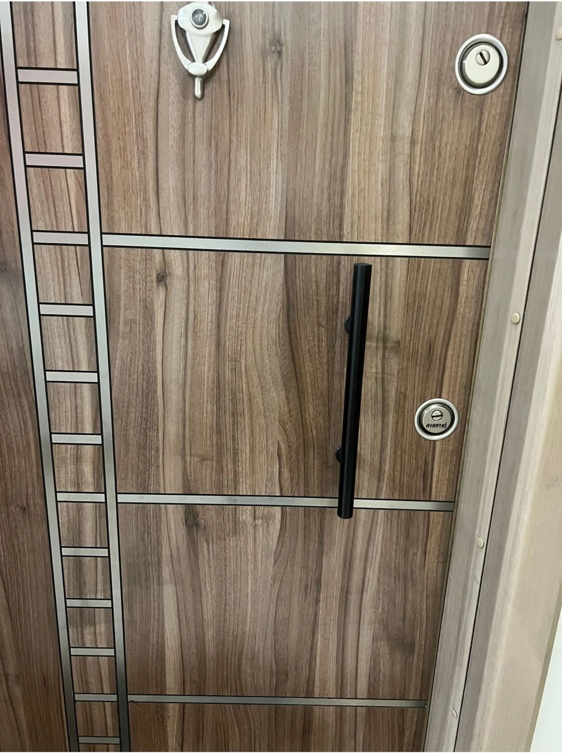 Çelik Kapı Çekme Kolu Boru Tip 30 cm Ayarlanabilir Sistem