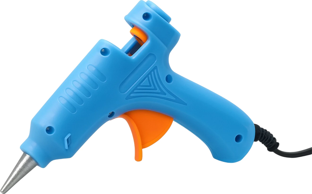 7.5 mm 20W Sıcak Ince Mum Silikon Tabancası 190°C Hızlı Isınan Güçlü Yapıştırıcı Tabanca Ergonomik