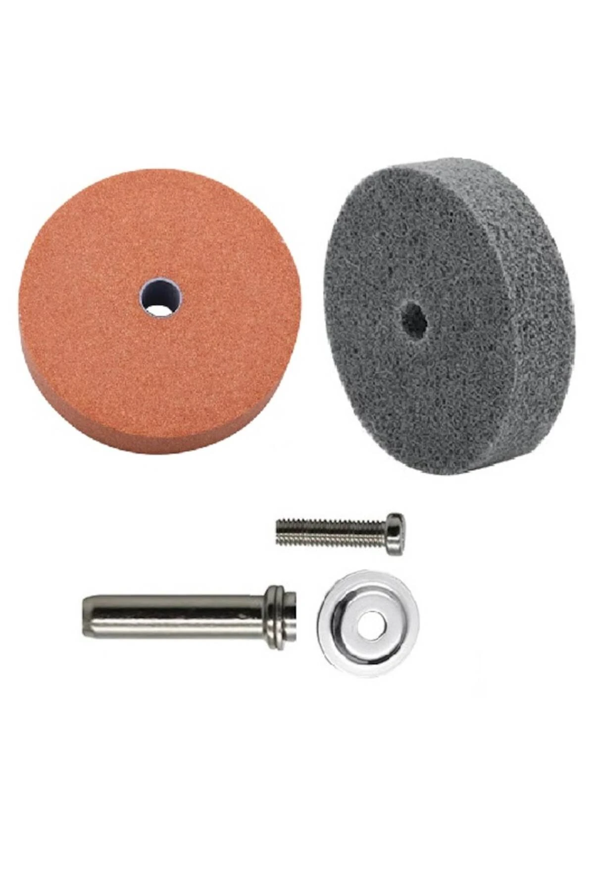 Metal çelik Bileme Temizleme Parlatma Polisaj Disk Seti Skoc Değirmen Taşı matkaba bağlama adaptörlü