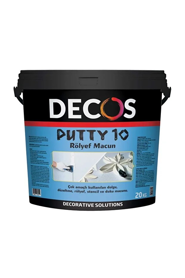 Putty 10 - Rölyef Macun Pasta 20 Kg