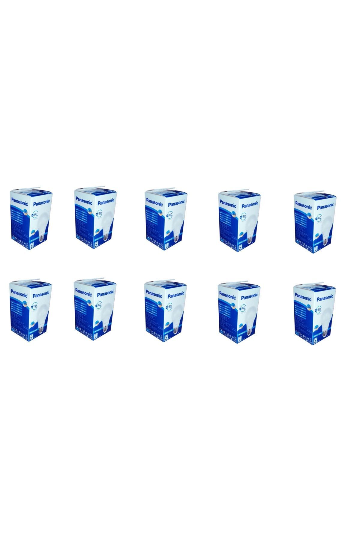 10 Adet 8.5W Beyaz Işık Led Ampul E27 Duy LDACH09DG1R7