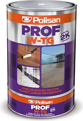 Prof Şeffaf Parlak Sıvı Su Yalıtımı Boyası (W-Tg 2k) 3 kg