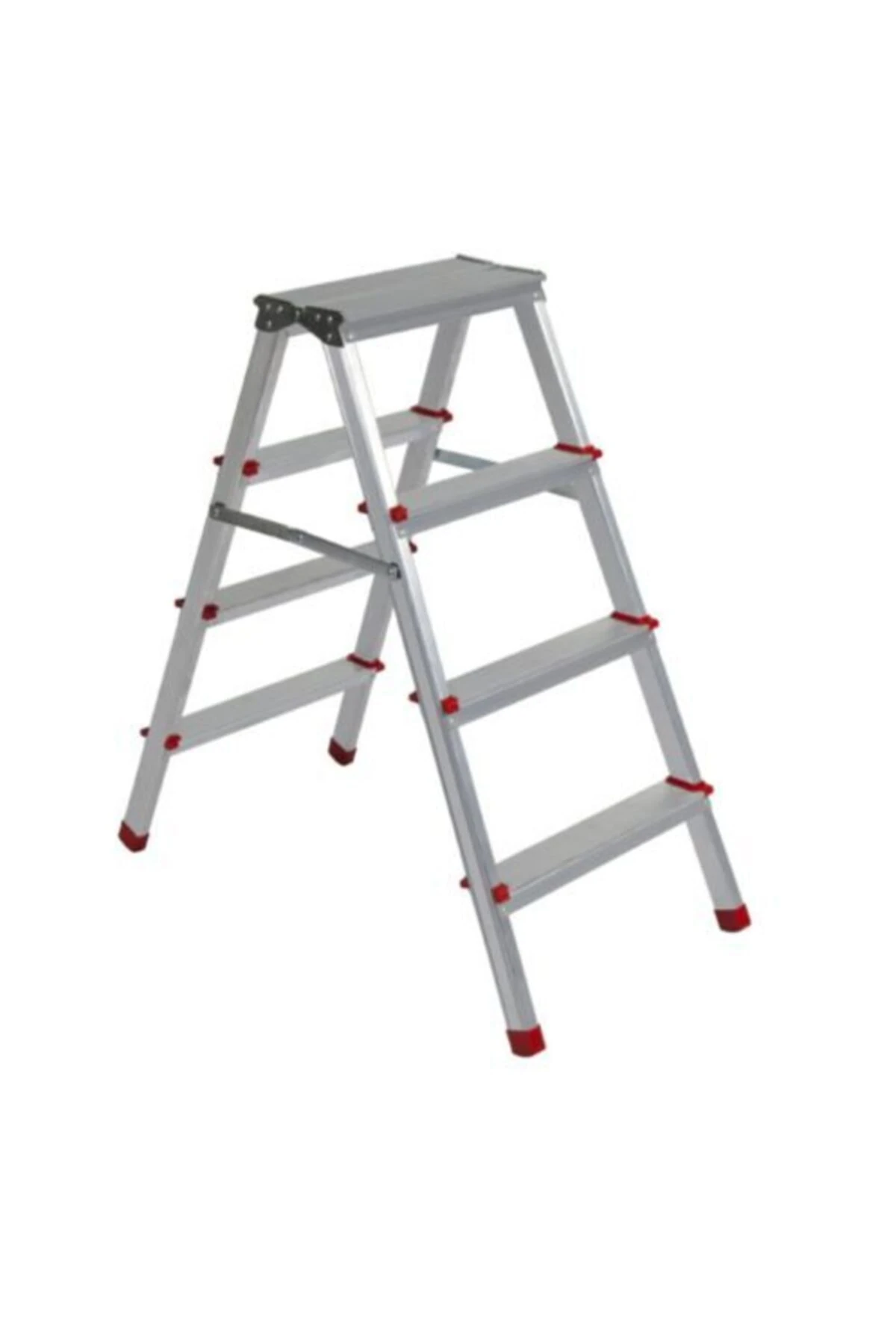 Aliminyum Çift Taraflı Merdiven 4+4