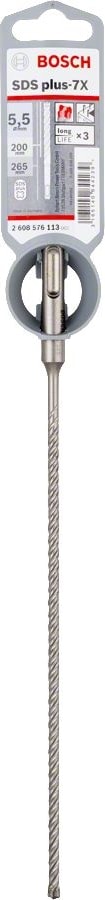 BOSCH - Sds-Plus-7x Serisi Kırıcı Delici Matkap Ucu 5,5*265 mm