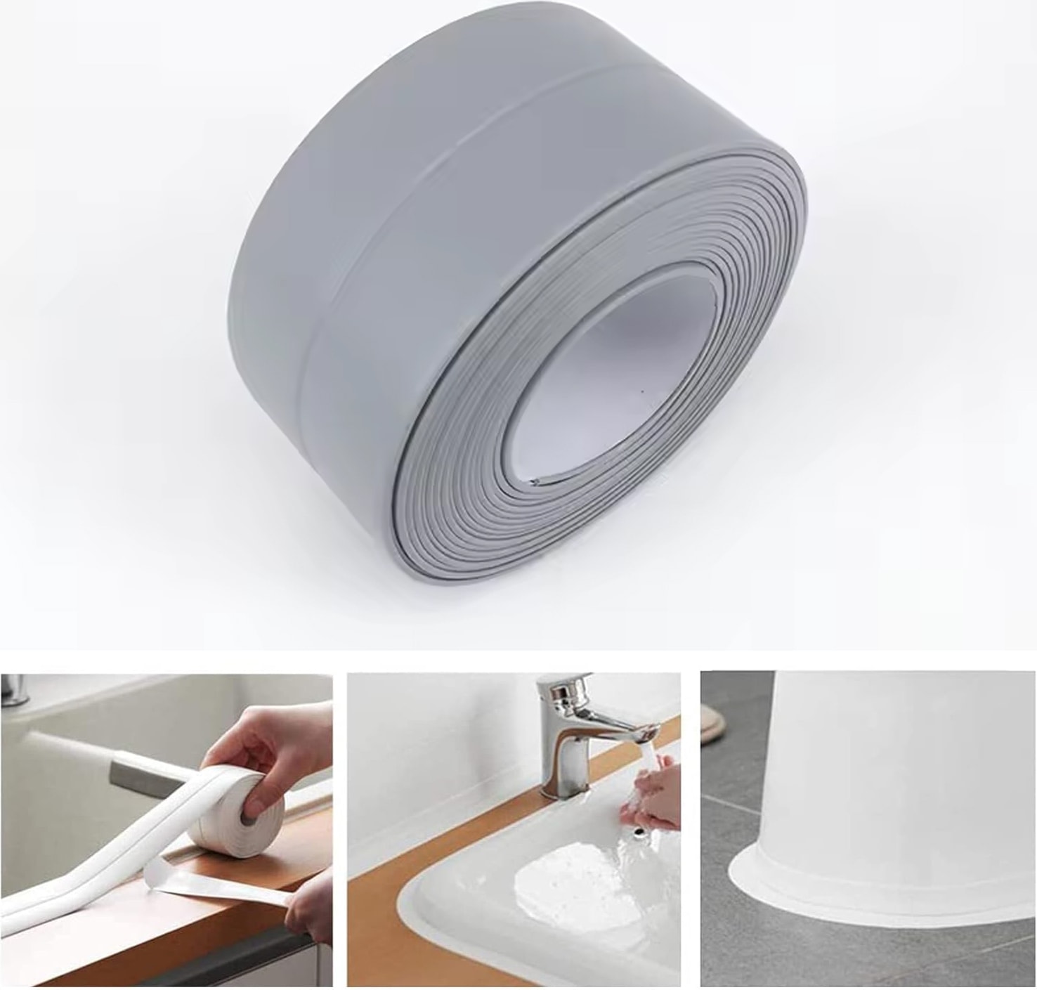 Lavabo Küvet Ocak Kenar Izalasyon Bandı Banyo Mutfak Su Sızdırmaz Tamir Bandı 3 M - FC923