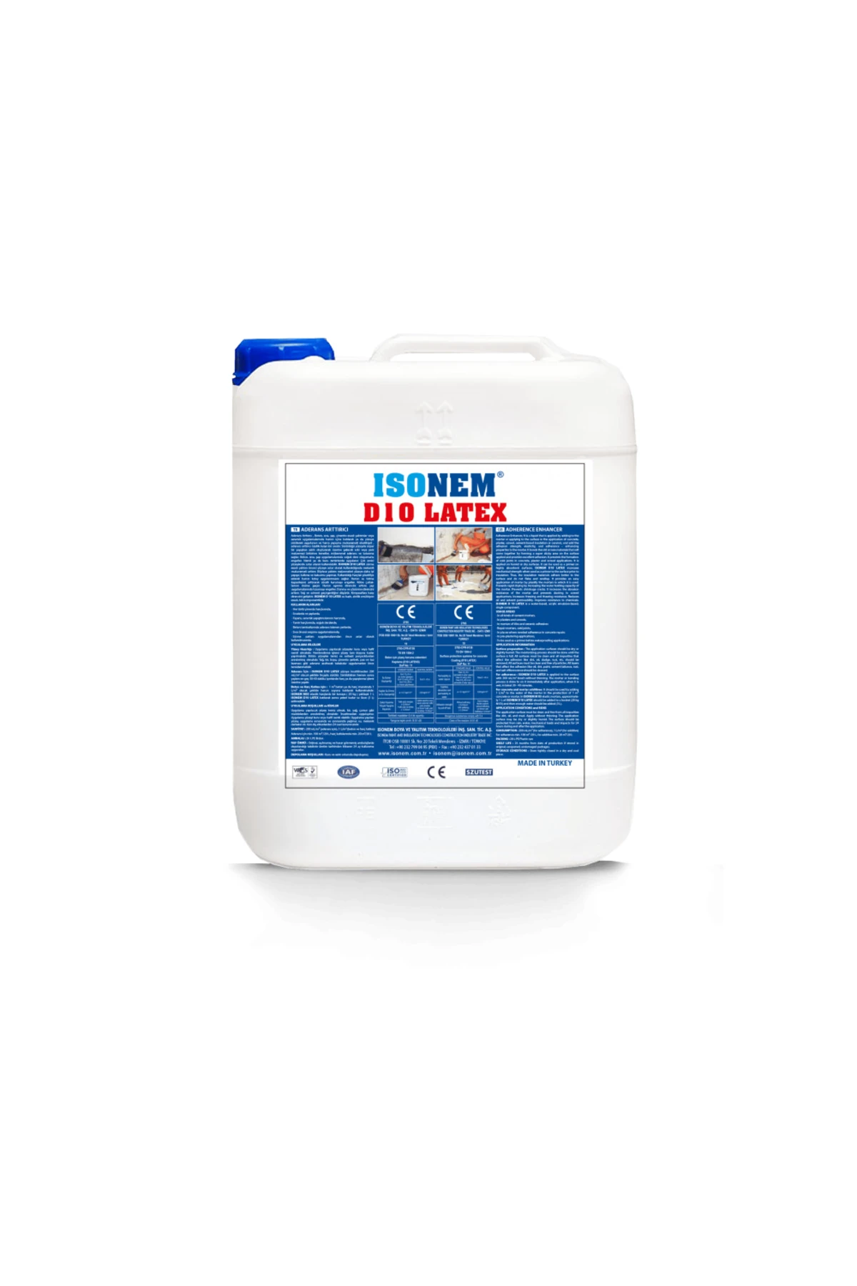 D10 LATEX Aderans Arttırıcı, Yüzey Astarı, Jel Beton Astarı, Su Bazlı