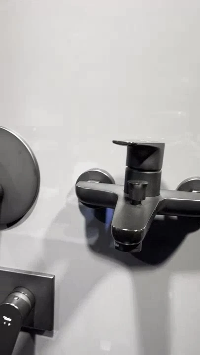 ZERO SİYAH BANYO BATARYASI VE TEMA 53243-2M