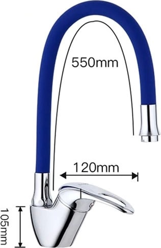 Mix Kuğu Mutfak Evye Bataryası Renkli Oynar Başlıklı Mor ( Lisinya ) Alithestereo