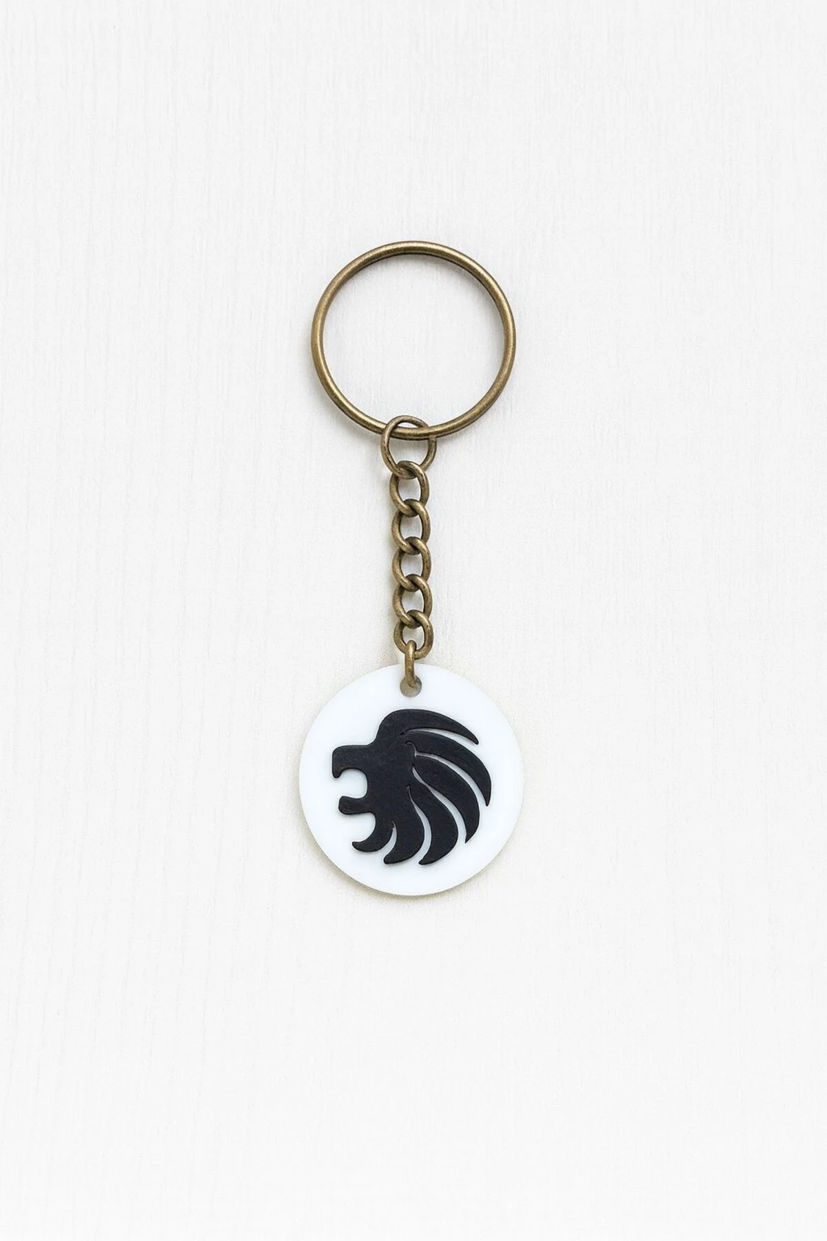 Aslan Burcu NFC Anahtarlık – Akıllı Temassız Bağlantı Özellikli Burç Anahtarlığı (3,5 cm)