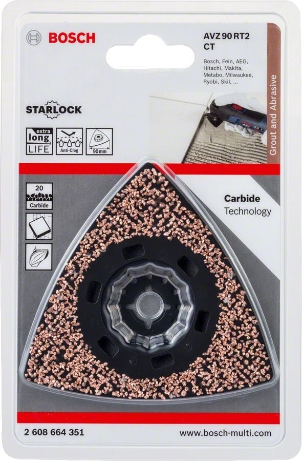 BOSCH Starlock - Avz 90 Rt2 - Karpit Rıff Zımpara Tabanı 1'li