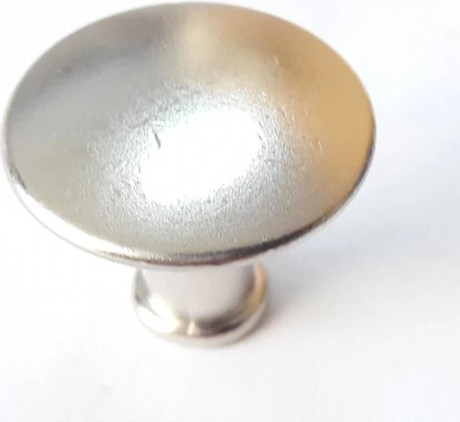 Düz Saten Çekmece Dolap Düğmesi